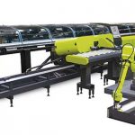Bewo - Sigma line with deburring machine and stacking robot