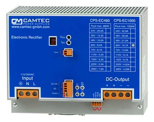 CPSW-EC1000 1000W DIN-Rail Battery Charger & Industrial Precision Power Supply