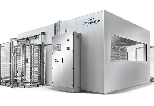 FULLY AUTOMATED PROOFING CHAMBER WITH TROLLEYS MOD. “FERMENTO-C”