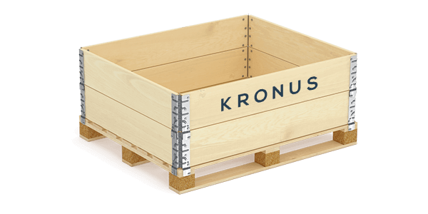 Wooden pallet collars